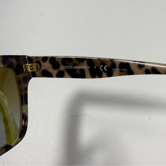 Dolce & Gabbana large square sunglasses leopard  DG4234 2884 2L 57 18 140 2N